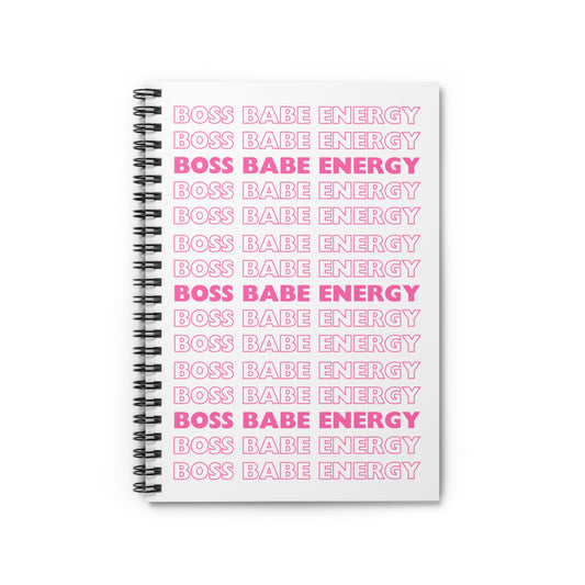 Boss Babe Spiral Notebook - Ruled Line