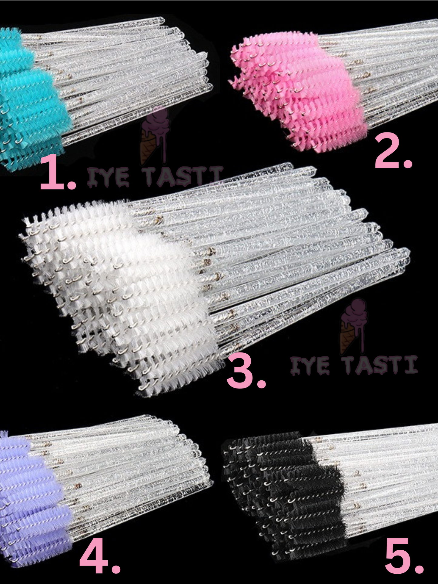 Lash Brush Pack (100 brushes)